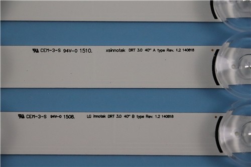 LG TV backlight strip 40 DRT4.0 REV07A-TYPE SLV400 40 DRT4.0 REV07B-TYPE SLV400 6916L-0884A 6916L-0885A  40LF630V 40LX560H 40LH5300 40LH5700 40LF570V