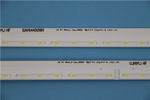 LG TV backlight strip for LG 49SM8600PUA LGE 19Y 49INCH_L-TYPE180828 LGE 19Y 49INCH_R-TYPE180828