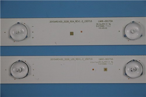 Samsung TV backlight strip 2015ACR430 3228 R/L REV1.0 LM41-00174A LM41-00173A ZLE60600-AB - 副本