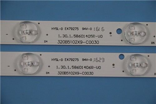 PHILCO  TV backlight strip  for PHILCO PH32B51DSGW   320B5102X9-C0030 / 1.30.1.58601405R-V0  320B5102X9-C0030 / 1.30.1.58601406R-V0