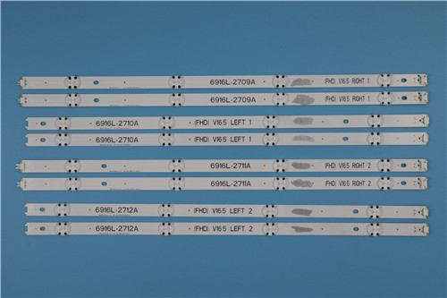 49'' V16.5 ART3 2709 2710A 2711A 2712A REV0.0 2 Rev0.0 UHD V16.5 R L LED TV Backlight TV Strip Light For LG 49LJ58300W