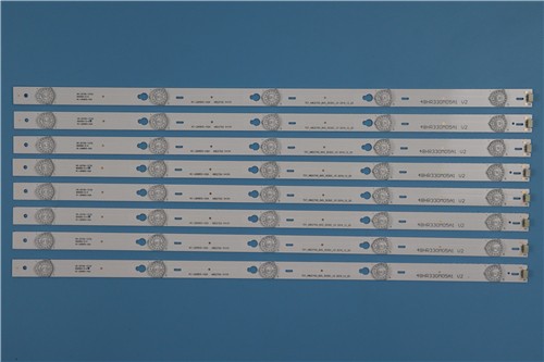 5lamps 4C-LB4805-HQ4 TOT-48D2700-8x5-3030C LED Strip Light for Hitachi/Hisense 48D2700 48HR330M05A1 LE48M4S10 48FS3750