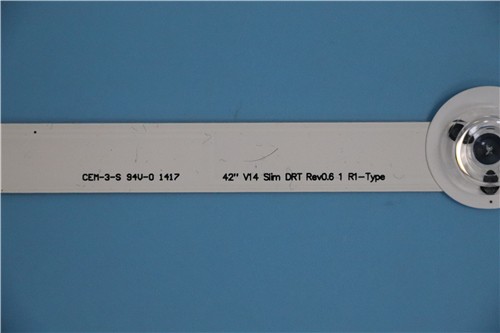 LG TV backlight strip For 42LB670V-LC420DUH(PG)(F1) 42'' V14 Slim DRT Rev0.6 1 L1-Type / 6916L-1682A-L1  42'' V14 Slim DRT Rev0.6 1 R1-Type / 6916L-1683A-R1  42'' V14 Slim DRT Rev0.6 1 L2-Type / 6916L