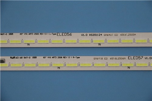 LG TV backlight strip for 5UH7700-UB 65UH770V LC650EQF  65'' V16 ART3 2505 REV 13 1 L-Type / 6916L-2505A  65'' V16 ART3 2505 REV 13 1 R-Type / 6916L-2506A