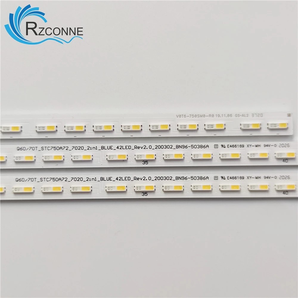 LED Backlight strip 42 lamp For BN96-50386A V0T6-750SM0-R0 LM41-00860A STC750A72 QN75Q7DTAFXZA QN75Q70TAFXZA CY-RT075FGAV1H