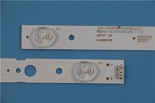 LG TV backlight strip for LG 43UG620V  CRH-A4330300104L6CNRev1.0  CRH-A4330300105R6CNRev1.0