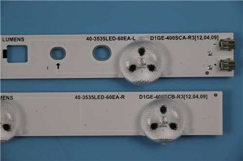 Samsung TV backlight strip UE40EH6030 UA40EH5080R 40-3535LED-60EA-L/R D1GE-400SCA-R3 D1GE-400SCB-R3 2012SVS40 3228 LEFT06/RIGHT06