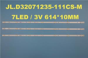 TV led backlight strip JL.D32071235-334AS-M 3V use for 32'' TV 3pcs/set 590mm led light bar