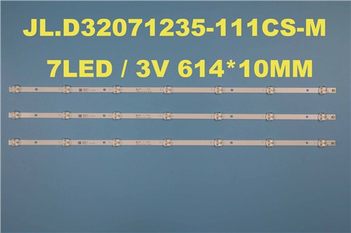 TV led backlight strip JL.D32071235-334AS-M 3V use for 32'' TV 3pcs/set 590mm led light bar