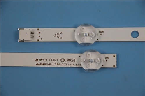 Vestel  TV backlight strip for VESTEL VES500UNDC-2D-N12/ 50HB6T72U /Polaroid P50D300FP   JL.D50051330-078AS-C/  SVV500A52-51A_5LED_REV02_151209   JL.D50051330-078HS-C/ SVV500A52-51B_5LED_REV02_151209