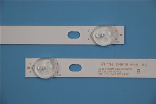 LED TV Strip Light For JS-D-JP43DM-A81EC B81EC For Lehua 43X600 E43DM1000 E43DU1000 MCPCB LED TV Backlight