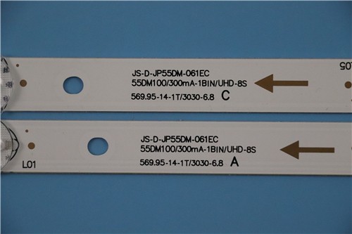 Akai  TV backlight strip  for AKAI E55DU1000 ND55KS4000   JS-D-JP55DM-061EC A  JS-D-JP55DM-061EC C