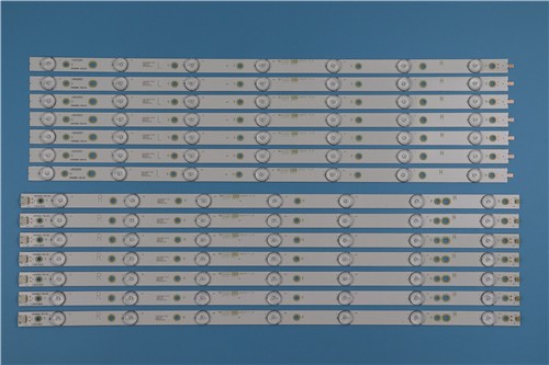 PhilipsTV backlight strip for 55PUS6501/12-TPT550U2-EQLSHA.G  LB55072 V1 00 R  LB55072 V0 00 L