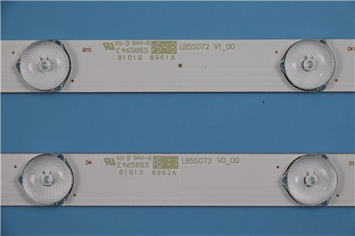 PhilipsTV backlight strip for 55PUS6501/12-TPT550U2-EQLSHA.G  LB55072 V1 00 R  LB55072 V0 00 L