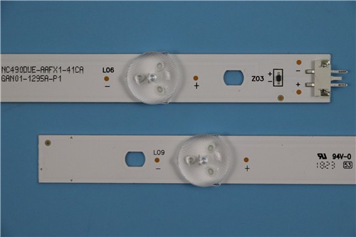 TV LED backlight strip NC490DGG-AAFX1-41CA GAN01-1255A-P1 / 1256A-P1 LG 49UJ6300 8pcs 49LJ5500