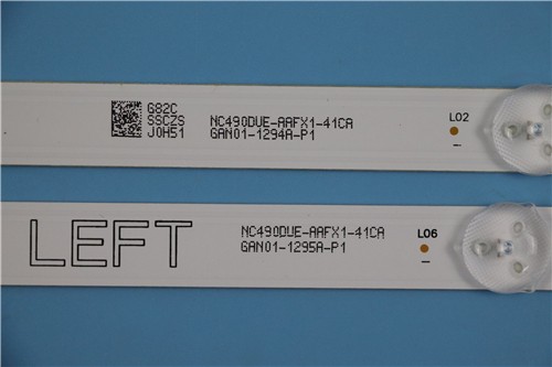 TV LED backlight strip NC490DGG-AAFX1-41CA GAN01-1255A-P1 / 1256A-P1 LG 49UJ6300 8pcs 49LJ5500