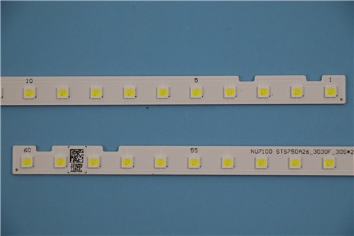 60Lamps NU7100 STS750A26_3030F_30S 2P BN61-15487A LED Strip Light for Samsung UN75NU7100 UN75NU6900 UN75NU6950