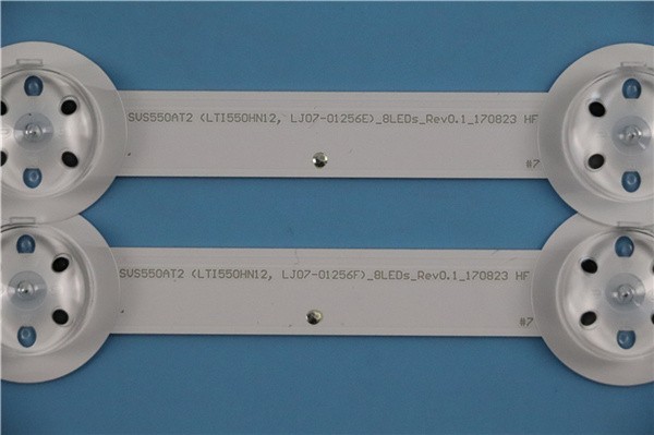 LED Backlight Strip for SVS550AT2 (LTI550HN12 LJ07-01256E)_8LEDs_Rev0.1