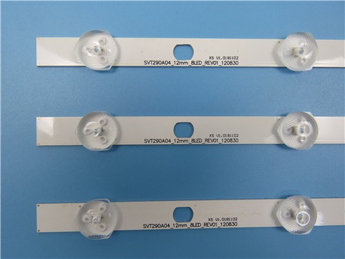 Toshiba TV backlight strip for TOSHIBA 29P1300VT 29PB202T  SVT290A04_12MM_8LED_REV01_120830 