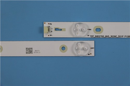 LED backlight strip TOT_50D2700_8x5_3030C_5S1P P108 REV.V2 led bar use for T C L 50'' TV L50F3800A D50A710 8pcs/set