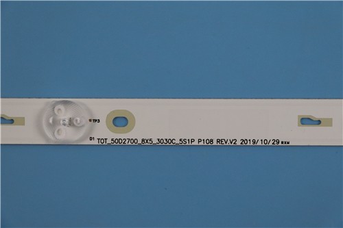 LED backlight strip TOT_50D2700_8x5_3030C_5S1P P108 REV.V2 led bar use for T C L 50'' TV L50F3800A D50A710 8pcs/set