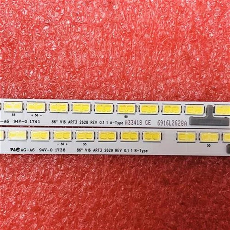 LED Backlight strip for LG 86'' V13ART 2628 REV0.1 A-Type B-type 6921L-0133A 6916L-2628A 6916L-2629A LD860EQD(FLM2)