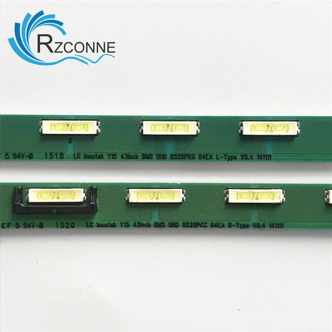 LED Backlight strip 32 lamp for LG lnnotek Y15 43inch BMS UHD 8520PKG 64EA R L -TYPE 43UF690V